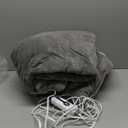 Electric Heated Blanket 72"x84" Full Size - Dual-Sided with Microplush & Sherpa Fabric, 4 Heat Settings & 10 Hours Auto Off, Machine Washable - Light Gray