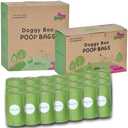 Doggy Boo 600 Count Dog Poop Bags Bulk Refill Rolls, Extra Thick Leak-Proof Dog Waste Bags, 65% Recycled Eco-Friendly, Unscented, Fits Standard Dispensers (30 Rolls)
