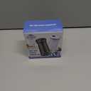 The Original Salt and Pepper Shakers set - Black & White - Spice Dispenser with Adjustable Pour Holes - Stainless Steel & Glass - Set of 2 Bottles