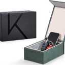 KK7-DG Faraday Protector Box, Signal Shielding, Anti-Theft Car Key & RFID Blocker for Vehicles - Compact Design(Aqua Green)