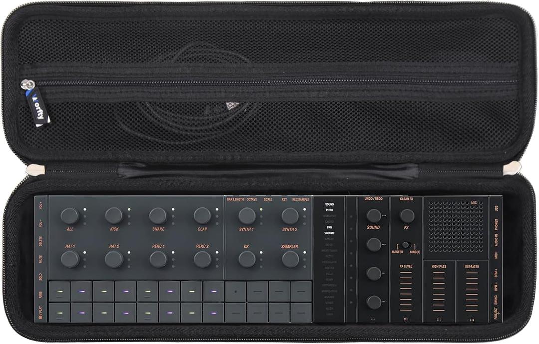 Case for Yamaha Seqtrak Mobile Music Ideastation - Hard Travel Carrying Storage Bag (Black)