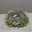 Christmas Placemats Set of 6 Round Greenery Place Mats Xmas Circular Artificial Wreath Dining Table Decor Winter Fake Plants Branches Mats for Kitchen Accessories (Norfolk)