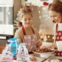 Christmas Gift Bags, 24pcs Drawstrings Christmas Gifts Bags Bulk Assorted Sizes, Reusable Plastic Xmas Presents Wrapping Holiday Goody Bag With Ribbon Ties&Tags, Extra Large/Big/Medium/Small Size