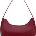 Fashion shoulder Bag for Women's Cute Hobo Tote Handbag Mini Clutch Underarm Purse for Daily Use/Work/Travel/Casual Outings (Cherry)