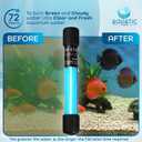 5W UV Light for Aquariums with 4 Timer Modes | UV-C Clean Light for Use in Sump Areas, Filters, Top Filter Boxes & Small Ponds Keeps Fish Tanks Clear & Healthy