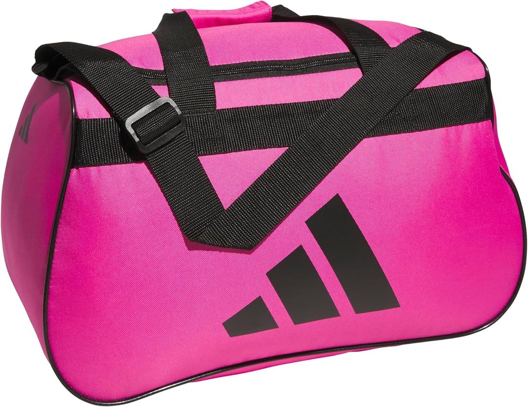 adidas Power Gym Bag – Lightweight Small Duffel, Intense Pink/Black, OSFA, One Size