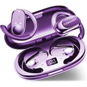 AI Translation Earbuds Real Time, Purple