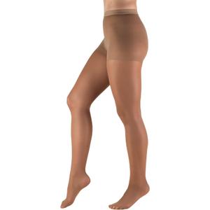 Truform Sheer Compression Pantyhose, 8-15 mmHg, Women's Shaping Tights, 20 Denier, Taupe, X-Tall