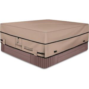 ULTCOVER Waterproof 600D Polyester Square Hot Tub Cover Outdoor SPA Covers 95 x 95 inch