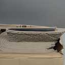 COSY HOMEER Edging Stair Treads Non-Slip Carpet Mat 28inX9in Indoor Stair Runners for Wooden Steps, Edging Stair Rugs for Kids and Dogs, 100% Polyester TPE Backing (15pc, Beige)