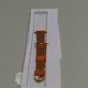 HANDODO Italian Genuine Leather Band for Apple Watch Series 10 9 8 7 6 5 4 3 2 1 SE SE2 Ultra 2, Top Grain Super Thin Strap Women for iWatch 38mm 40mm 41mm 42mm 44mm 45mm 46mm 49mm, Gold Buckle
