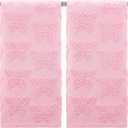 SmoothNovelty 2 Pcs Butterfly Hand Towels for Bathroom Pink Butterfly 100% Cotton Jacquard Weave Bath Towel Set Soft Absorbent Dish Washcloth for Women Bathroom Kitchen Summer Gifts 13.8 x 29.5 Inch