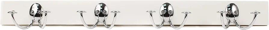 Spectrum Diversified Stratford Wood Hook Rack, 4 Double ...