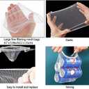 Kitchen Sink Triangle Tri-Holder Filter, Kitchen Sink Strainer, Sink Drain Strainer, with a Triangular Gray Rack and 100PCS Large Size Filtering Mesh Bags for Kitchen Leftover