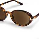 OPTOFENDY Reading Sunglasses for Women Classic Full Lens Sun Readers UV400 Outdoor Sunglasses (Tortoise)