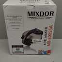 12 Inch Electric Tortilla and Roti Maker Press Non-Stick Surface, Adjustable Temperature, Compact Flatbread Machine, Silver, One Size