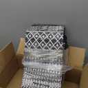 OJIA Non-Slip Stair Treads for Wooden Steps 15 Pack, 30"X8" Indoor Stair Runners Slip Resistant Stair Rugs Safety Mats for Dogs, Kids & Elders, Rubber Backed Carpet Stair Treads Stair Covers (Black)