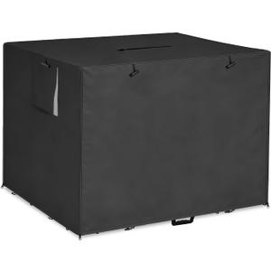 36 Inch Wire Dog Crate Cover,Durable Windproof Privacy Polyester Pet Kennel Covers,Breathable Blackout Cover for 1/2/3 Door Dog Cage. (36" L x 23" W x 25" H,Black)
