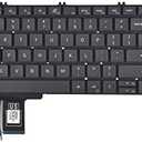 Replacement Keyboard for Dell Precision 7750 7550 7760 7560 Series Laptop with Backlit US Layout P/N: 0713DM 713DM PK132V72B00