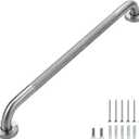 Grab Bars for Shower, 1 Pack 18-Inch Anti Slip Shower Handles for Elderly, Safety Shower Grab Bar, Stainless Steel Handicap Grab Bars for Bathroom (White 1" Diameter)