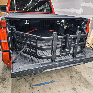 TOYOTA TACOMA BED EXTENDER FOR 2005-2025 MODELS WITH MOLLE PANEL - EXTEND CARGO SPACE FOR CAMPING, BIKES & FURNITURE