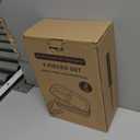 shopwithgreen Divided Plate for Adults, 8 Pcs (10.5 Inch) Unbreakable Wheat Straw Plates with 3 Compartments, Reusable Bariatric Portion Control Plate for Kids Toddlers, Dishwasher & Microwave Safe