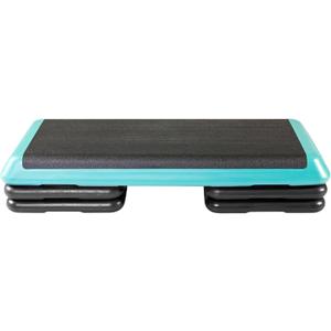 The Original STEP Exercise Step Platform, Health Club Size Stepper for Exercise at Home with 4 Stackable Risers for Height Adjustments, No DVD