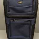 Travel Select Amsterdam Softside Expandable Luggage with Rolling Wheels, Navy, 8-Piece Set (15/21/25/29) with Packing Cubes