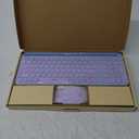 seenda Bluetooth Keyboard and Mouse for iPad, CTU-301 Multi-Device Bluetooth + 2.4G Wireless Keyboard Mouse with Tablet Holder for MacBook/Windows Computer, iOS/Andriod Tablet Phone, Blue & Purple