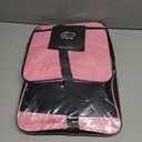 GORILLA GRIP Cat Carrier Travel Bag Up to 15 Lbs, Soft Collapsible Small Dog Carriers, Top and Side Entry Breathable Mesh, Grip Feet on Underside, Cozy Washable Waterproof Pad, Portable Kennel, Pink (17.0"L x 11.0"W x 11.0"H)