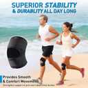 Knee Brace for Knee Pain Women and Men Patellar Tendon Support Strap,Adjustable Neoprene Knee Support Stabilizer for Meniscus Tear,Arthritis,Tendonitis, MCL, ACL,Injuries,Relief,Running,Workout,Sports,Medium