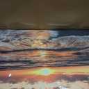 Yxbhhym-Living Room Wall Art Black and White Wall Art Sunset Beach Artwork Canvas Painting Sunrise Seascape Prints Poster Ocean Room Decor Large Pictures Bedroom Decoration Office Décor