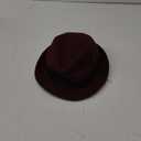Unisex Classic 20s Trilby Fedora Hat with Band Casual Jazz Cap Manhattan 58 cm