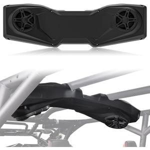 SAUTVS Overhead Central Speaker Panels for Can-Am Maverick X3 MAX, Overhead Speakers Pods Enclosures Kit for Can Am Maverick X3 MAX 2017-2025 Accessories (Replace #715004748)