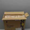 GUSTO [8 oz. - 25 Count Kraft Paper Food Containers with Vented Lids - To Go Hot Soup Bowls, Disposable Ice Cream Cups, Ideal for Hot and Cold Foods - (Formerly Comfy Package)