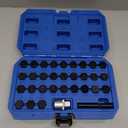 32PCS Wheel Locking Nut Key Kit - Compatible with Mercedes Benz, Anti-Theft Lug Nut Removal Tool
