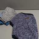 3 Pack Dog Sweaters for Girl Boy Winter Fleece Clothes Warm Soft Dog Sweatshirt Outfit for Dogs Cats Pet Apparel (XXL (Back: 20.4", Chest: 26.7", 22-26 lbs), Navy Blue+Grey+Light Blue)