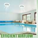 Therwen 2 Set 6 Inch Round Vent Cover Ceiling Diffuser HVAC Vent Duct Cover Replacement with Steel Butterfly Damper Fitting in 6 Inch Duct, Outer Dimensions: 9-15/16"