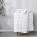 King Size Mattress Pad Protector Topper - Breathable Microfiber Cover with Elastic Straps (8"- 18" Fitted Deep Pocket) White Color