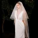 2 tier veils Long veils Wedding Bride Veil Tulle veil Bridal Veils Bachelorette Party Veil for women and bridal