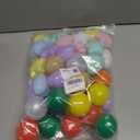 Eco-Friendly Colorful Ball Love Five-pointed Star Ball Pit Balls 2.36Inch Soft Plastic Ball Baby Pool Water Toys , Kiddie Pool, Party Decoration Children's Educational Toys(Rainbow Color) 50 Balls