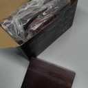 SRIWATANA Small Floating Shelves Wall Mounted, Wood Shelf for Decoration and Storage Set of 4, Mini Display Shelf for Bedroom, Bathroom, Kitchen, Office (Walnut, 4 inch)