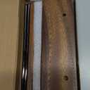 Now Playing Vinyl Record Holder, Solid Wood Stand, Tabletop Display for Albums, CDs, iPads, Singles and LPs (Walnut)