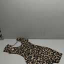 Amilia Sexy Sleeveless Tank Tops Short Romper Sports Jumpsuit Bodysuit One Piece Short Catsuit (M, Leopard Print)