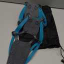 Ice Cleats for Shoes and Boots Men Women Trail Running 20 Stainless Steel Spikes Anti-Slip Footwear Traction Cleats Snow Grips Crampons for Hiking Ice Fishing Walking on Snow (X-Small, teal)