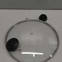 10 Inch Pan Lid Replacement Glass Lid for Pans, Pots, Skillets and Cast Iron, Clear, 1 Set