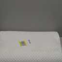 AM AEROMAX 32" King Size Contour Memory Foam Pillow, Cervical Pillow for Neck Pain Relief, Neck Orthopedic Sleeping Pillows for Side, Back and Stomach Sleepers (White - Soft)