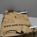 Double Bed Rail for Elderly Adults Safety, Adjustable Bed Assist Rail, Dual Side Bed Rail for Seniors Safety, Under Mattress Bed Guard Rail for Fall Prevention, Fits Twin/Full/Queen Beds