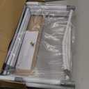 Oversize 3-Tier Clothes Drying Rack, No Assembly, White, 14.9" D x 29.3" W x 39.3" H
