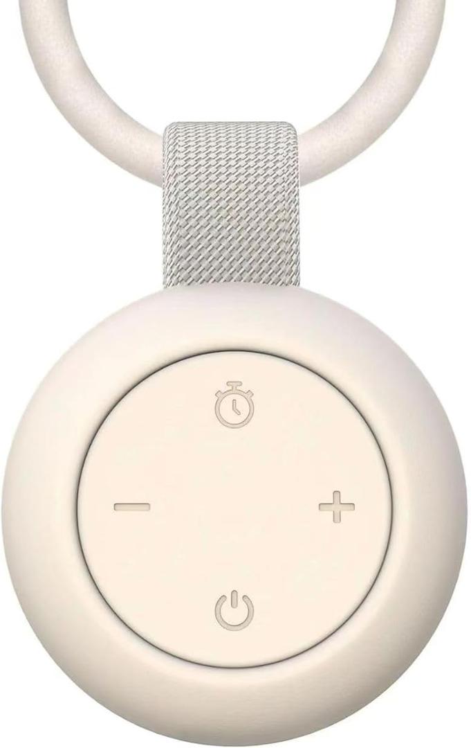 Portable Baby Sound Machine [White Noise for Babies Kids Adults][Timer Function][12 Soothing Sounds][Sleep Soother] 15 Hours Battery Life, Travel,Registry,Gifts,Shower,Clips on Baby Stroller